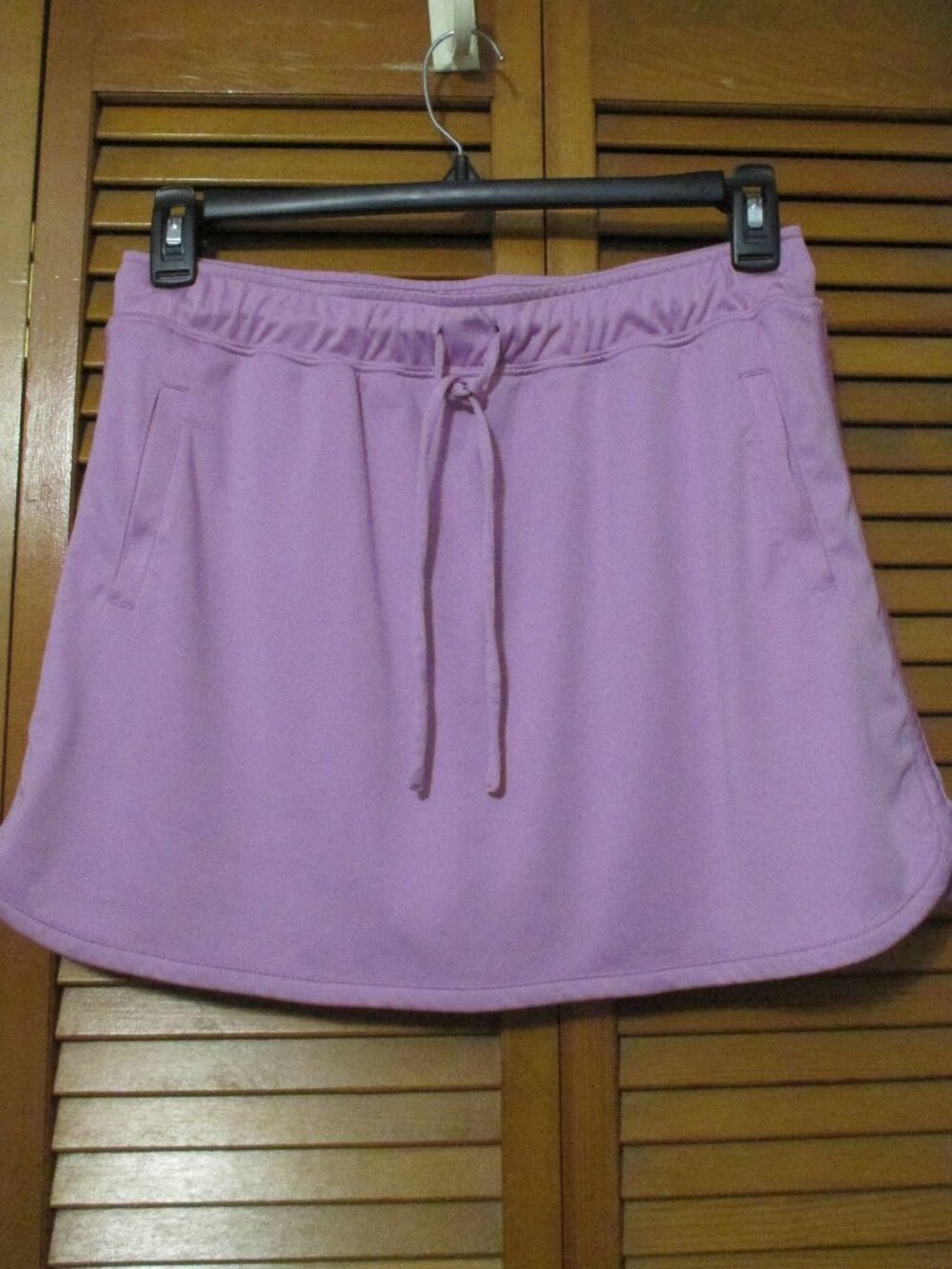 Callaway skort pull on with drawstring, pockets and stretch lavender size L